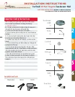 Предварительный просмотр 1 страницы Light Waves Concept Flex II Track Lighting 300 Watt Magnetic Transformer Installation Instructions Manual