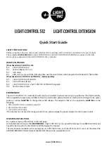 Light LIGHT-CONTROL 512 Quick Start Manual предпросмотр