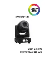 Предварительный просмотр 1 страницы Light4Me RAPID SPOT 100 User Manual