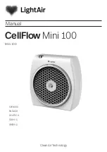 Предварительный просмотр 1 страницы Lightair CellFlow Mini 100 Manual