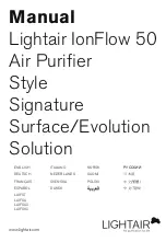 Preview for 1 page of Lightair IonFlow 50 Manual