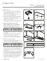 Предварительный просмотр 1 страницы Lightcorp Reed Premier Mounting Instructions