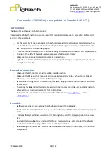 Preview for 1 page of LighTech STEYA216 Manual