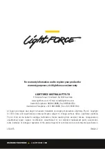 Предварительный просмотр 8 страницы Lightforce DL150LED User Instructions