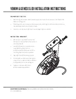 Preview for 4 page of Lightforce GENESIS LED User Instructions