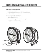 Preview for 8 page of Lightforce GENESIS LED User Instructions