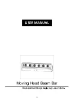 Preview for 1 page of Lightful Moving Head Beam Bar User Manual