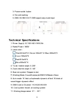 Preview for 8 page of Lightful Moving Head Beam Bar User Manual