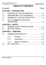 Preview for 2 page of LightGuard DLU-100B Operation User'S Manual