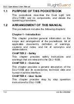 Preview for 10 page of LightGuard DLU-100B Operation User'S Manual