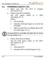 Preview for 38 page of LightGuard DLU-100B Operation User'S Manual