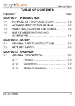 Preview for 2 page of LightGuard HSU-50B Operation User'S Manual