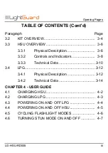 Preview for 3 page of LightGuard HSU-50B Operation User'S Manual