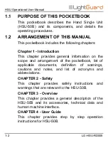 Preview for 10 page of LightGuard HSU-50B Operation User'S Manual