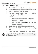 Preview for 32 page of LightGuard HSU-50B Operation User'S Manual