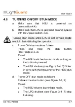 Preview for 37 page of LightGuard HSU-50B Operation User'S Manual