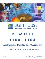 Preview for 1 page of Lighthouse Worldwide Solutions REMOTE 1100 Operating Manual