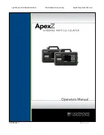 Lighthouse ApexZ3 Operator'S Manual preview