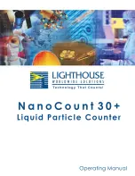 Lighthouse NanoCount 30+ Operating Manual preview