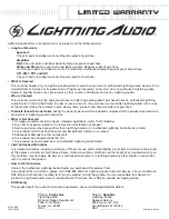 Preview for 4 page of Lighting Audio Strike S4.10.4 Quick Start Manual