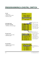 Предварительный просмотр 4 страницы lighting control & design GR 2400 Programming Manual