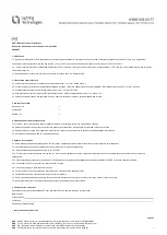 Preview for 1 page of Lighting Technologies 1351000010 Manual