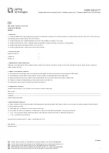 Lighting Technologies NBR 42 LED Manual preview