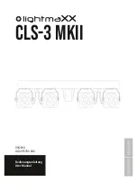 Lightmaxx CLS-3 MKII User Manual предпросмотр