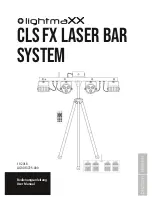 Предварительный просмотр 1 страницы Lightmaxx CLS FX Laser Bar System User Manual