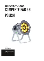 Предварительный просмотр 1 страницы Lightmaxx COMPLETE PAR 56 User Manual