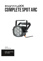 Предварительный просмотр 1 страницы Lightmaxx Complete Spot ARC User Manual