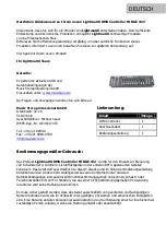 Preview for 3 page of Lightmaxx DMX Controller FORGE 192 User Manual