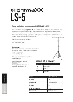 Preview for 4 page of Lightmaxx LS-5 Quick Manual