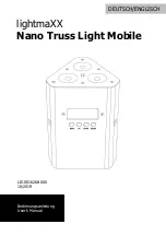 Lightmaxx Nano Truss Light Mobile User Manual предпросмотр