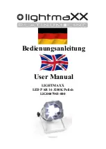 Lightmaxx PLATINUM LINE LIG0007903-000 User Manual preview