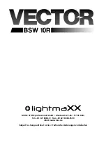 Предварительный просмотр 16 страницы Lightmaxx VECTOR BSW 10R MKII User Manual