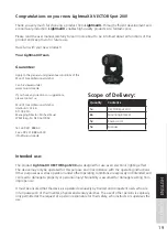 Предварительный просмотр 19 страницы Lightmaxx VECTOR Spot 200 User Manual