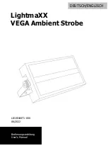 Lightmaxx VEGA Ambient Strobe User Manual предпросмотр