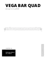 Lightmaxx VEGA BAR QUAD User Manual preview