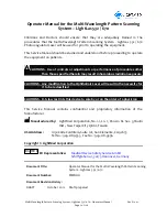 Preview for 3 page of Lightmed LightLas 532/670 Operator'S Manual