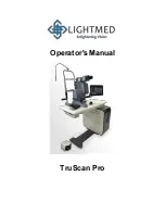 Предварительный просмотр 1 страницы Lightmed TruScan Pro Operator'S Manual