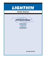 LIGHTNIN XDQ Series Instructions Manual preview