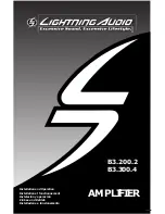 Предварительный просмотр 1 страницы Lightning Audio B3.200.2 Installation And Operation Manual