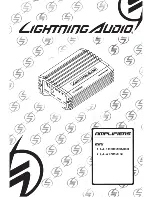 Lightning Audio LA-1000MDMINI User Manual предпросмотр