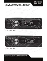 Предварительный просмотр 1 страницы Lightning Audio LA-1500BT Owner'S Manual