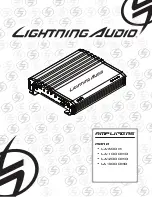 Lightning Audio LA-600M Manual предпросмотр