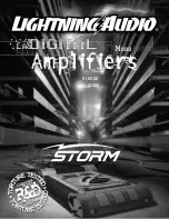 Предварительный просмотр 1 страницы Lightning Audio Storm S1.1000D Owner'S Manual