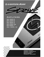 Предварительный просмотр 1 страницы Lightning Audio Strike S4.1000.1D Installation & Operation Manual