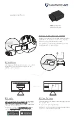 Preview for 1 page of LIGHTNING GPS OBD Quick Start Manual