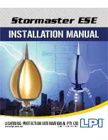 LIGHTNING PROTECTION INTERNATIONAL PTY LTD Stormaster 15 Installation Manual preview